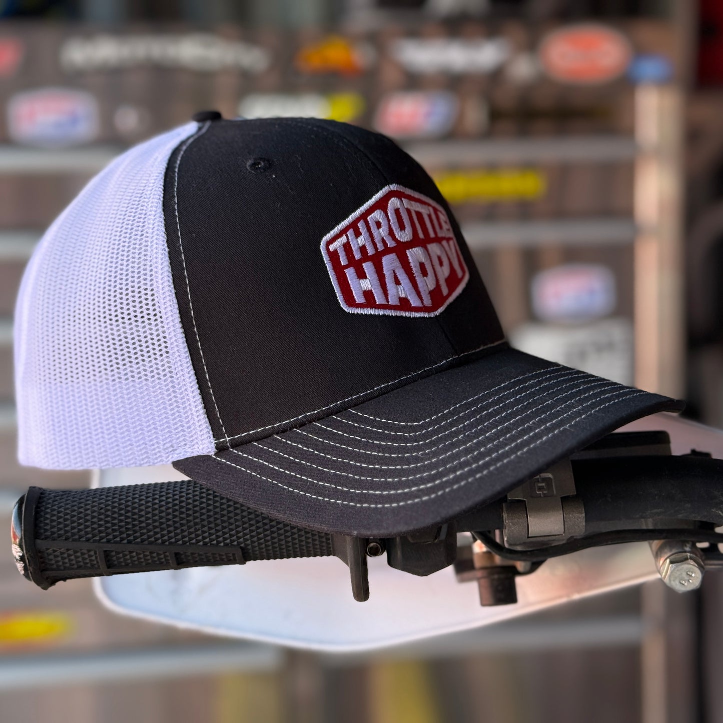 Throttle Happy Trucker Hat