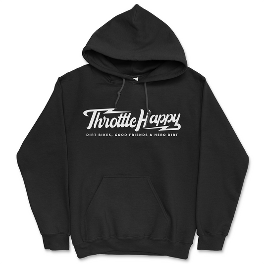 Throttle Happy Bolts Hoodie Black