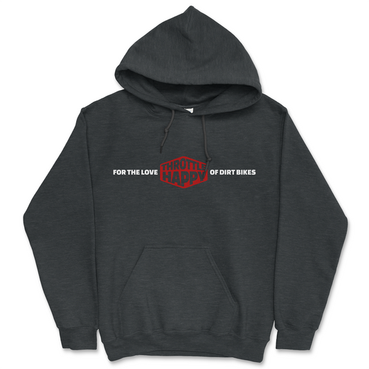 For The Love Hoodie Dark Heather